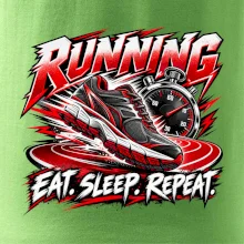 Bežecká topánka so stopkami eat sleep repeat
