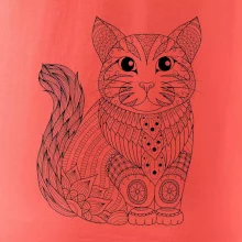 Mačka sediaca mandala