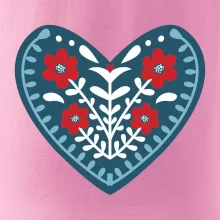 Folklór - srdce modré plné