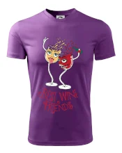 Best wine friends dancing (Pecka design)