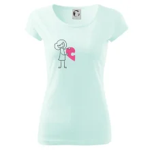 Párové tričká puzzle postavička