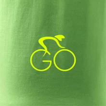 GO - Fluo cyklista malý