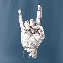 Rocková ruka kreslená Rocková ruka kreslená