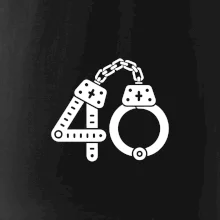 Narodeninové tričko pre policajta - putá 40