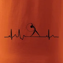 EKG moderná gymnastika obruč