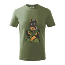 Bojový doberman (Pecka design)