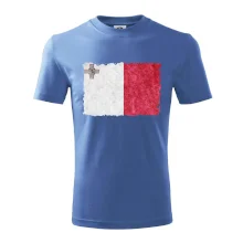 Vlajka Malta ohrýzaná