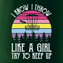 Disc golf i know i throw