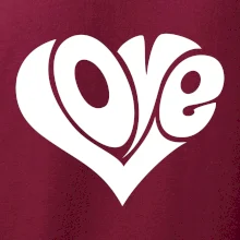 Love nápis jednoduchý