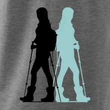 Nordic walking figúry - žena