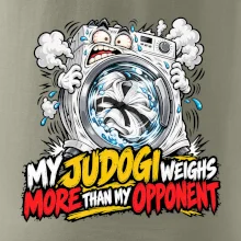 My judogi weighs more than my opponent
