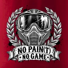 No Paint, No Game – motív s maskou