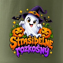 Strašidelne rozkošný duch s tekvicami