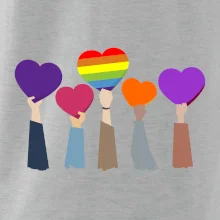 LGBT ruky srdce