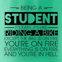 Being a student - bike Being a student - bike