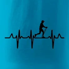 EKG nordic walking muž