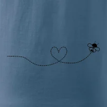 Dráha letu včely - srdce Dráha letu včely - srdce