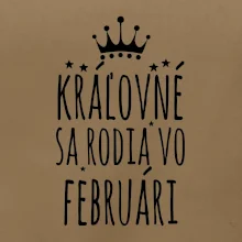 Kráľovné sa rodia vo februári
