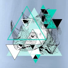 Biely nosorožec (Pecka design)