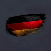 Nemecká vlajka ohryzaná