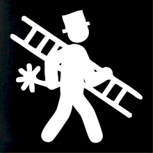 Kominár logo prsník