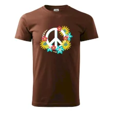 Peace symbol abstraktný