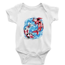 Yin & Yang Koi kapor - červený Yin & Yang Koi kapor - červený