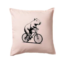 Kapybara na kole černá