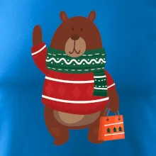 Medveď s darčekom