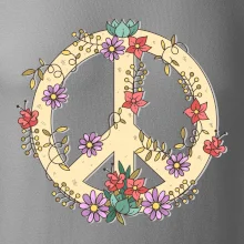 Peace symbol pieskový