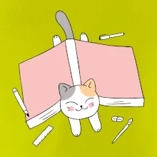 Učenie na štátnice mačka Učenie na štátnice mačka