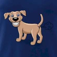 Prdiace pes kreslený (Hana-creative)