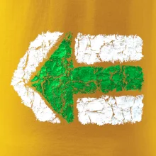 Párová turistická značka zelená Párová turistická značka zelená