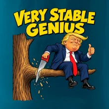 Donald Trump řeže vlastní větev Very stable genius