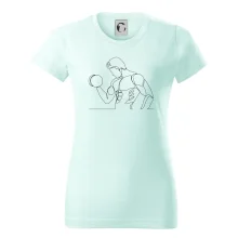 Fitness muž jedným ťahom Fitness muž jedným ťahom