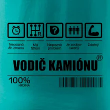 Čiarový kód - Vodič kamiónu Čiarový kód - Vodič kamiónu