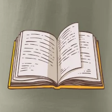 Kniha farebná otvorená Kniha farebná otvorená