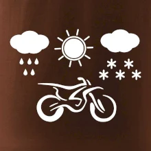 Motorkář za každého počasí - enduro