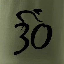 Cyklista oslavuje tridsiatku (30)
