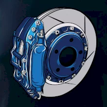 Auto kotúčová brzda