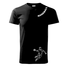 Handball nápis šikmo