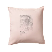 Trosky - vrstevnice v obdĺžniku