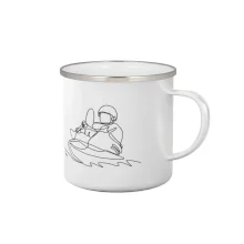 Kajak na vode jedným ťahom