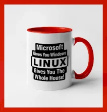 Microsoft Gives You Windows LINUX Gives You The Whole House!