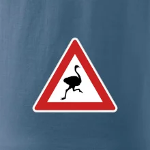 Dopravná značka - Pozor pštros