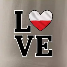 Love Poľská vlajka