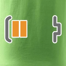 Rodinné tričká - batéria - otecko