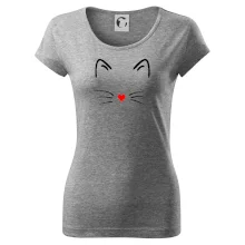 Mačka - srdce namiesto nosa