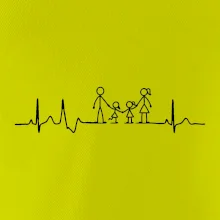 EKG rodina a dve dievčatá