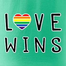 Love wins nápis